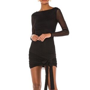 Majorelle vivi mini dress in black revolve long sleeve 
Black Long-Sleeve Dress